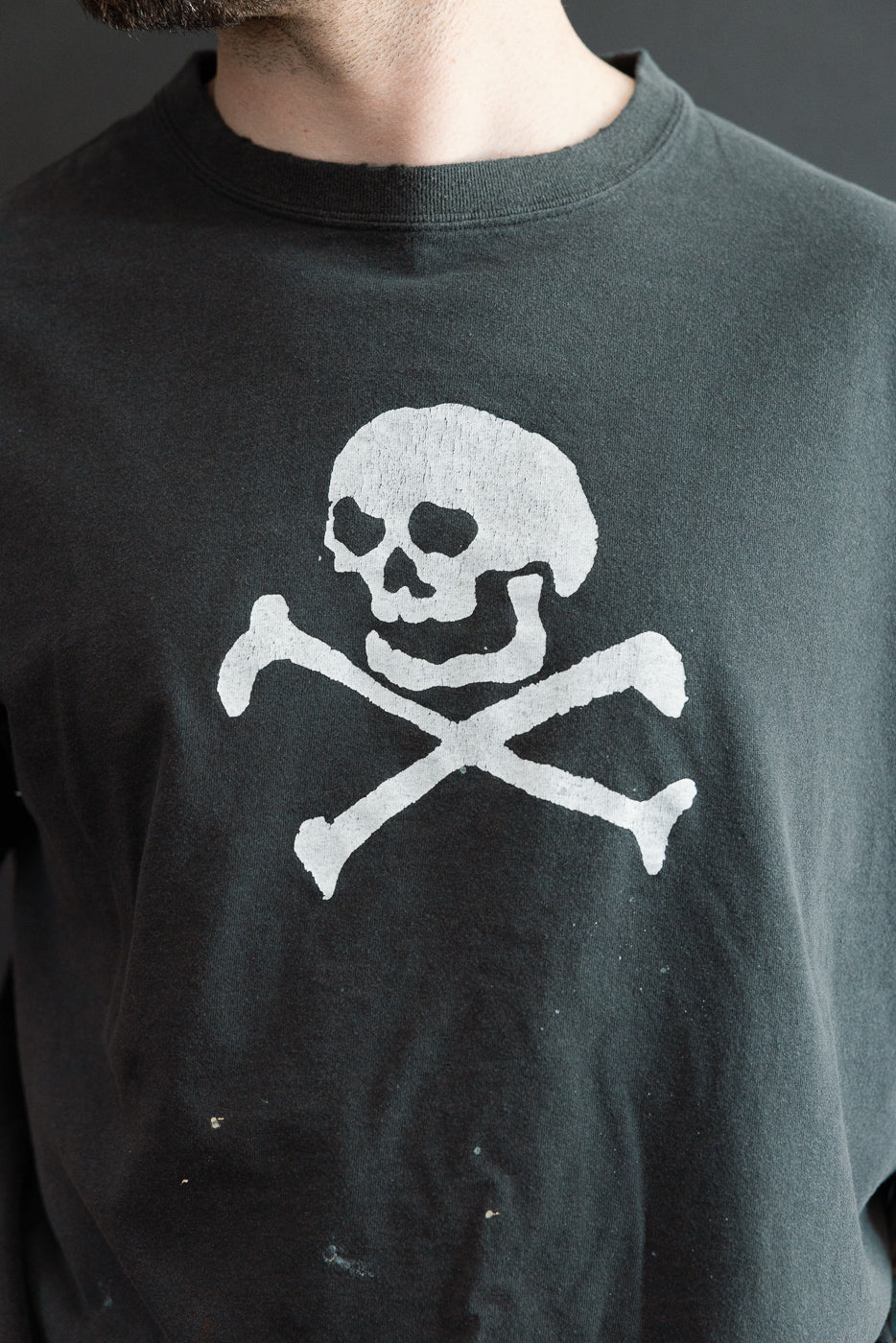 01-0118SK-61 - Skull Print T-Shirt - Black - Image 15