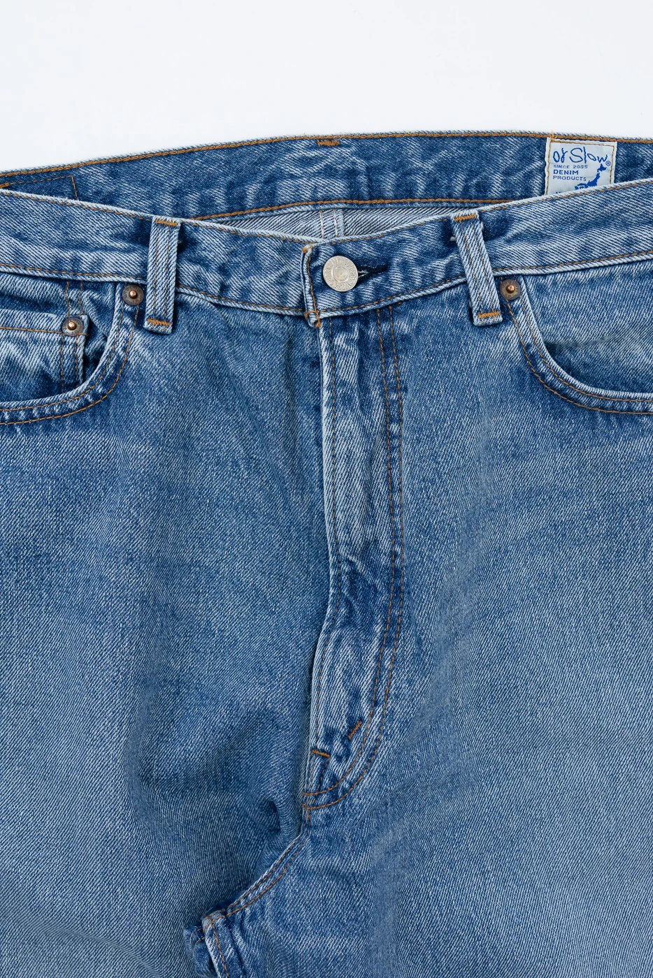 01-1010W-95 - 101 Dad's Fit Denim Jeans - Used Denim Wash - Image 3