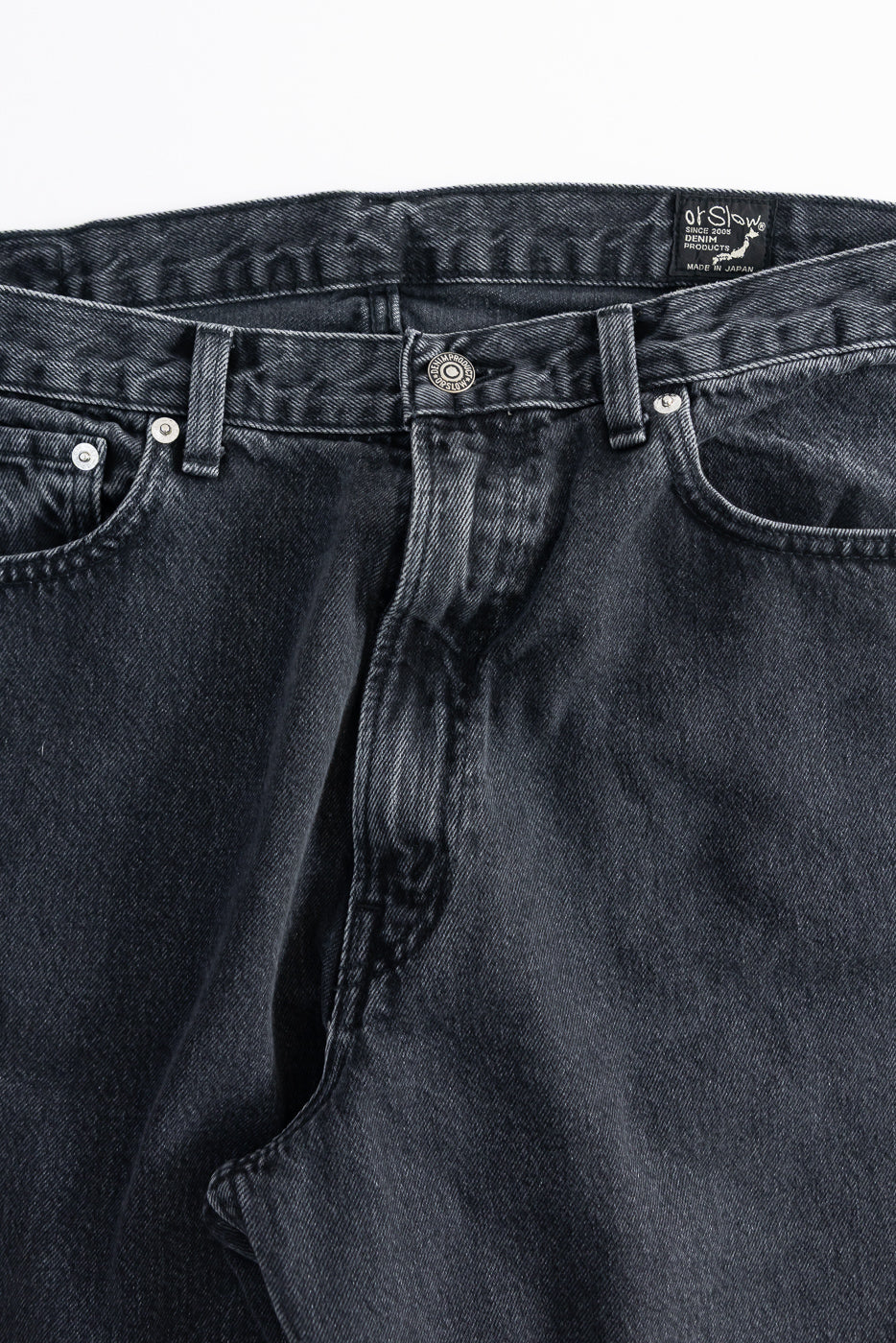 01-1010W-D61S - 101 Dad’s Fit Denim - 90s Black Stone - Image 3