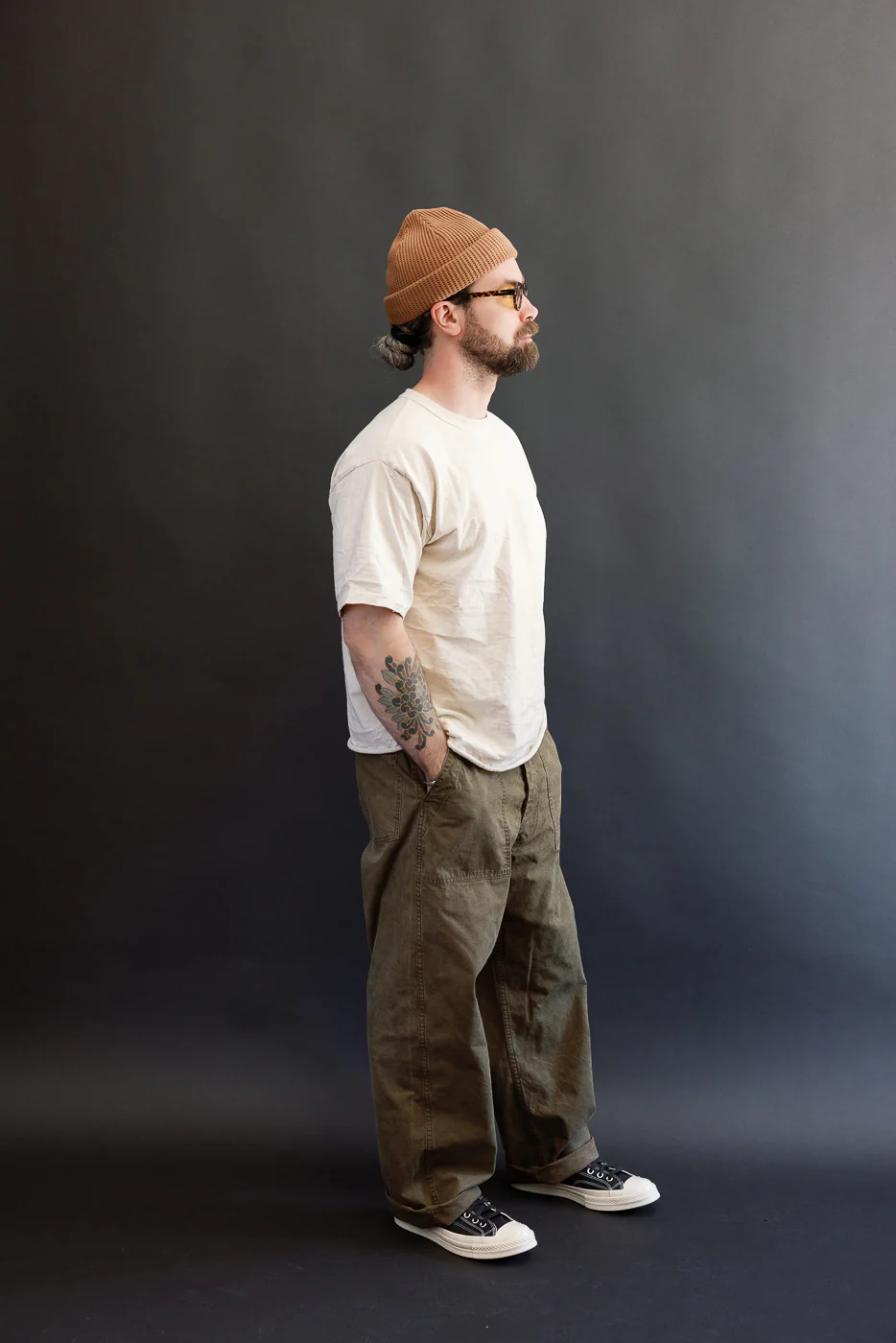 01-5103-M77- Lightweight Duck Canvas Summer Fatigue Pants - Olive - Image 10