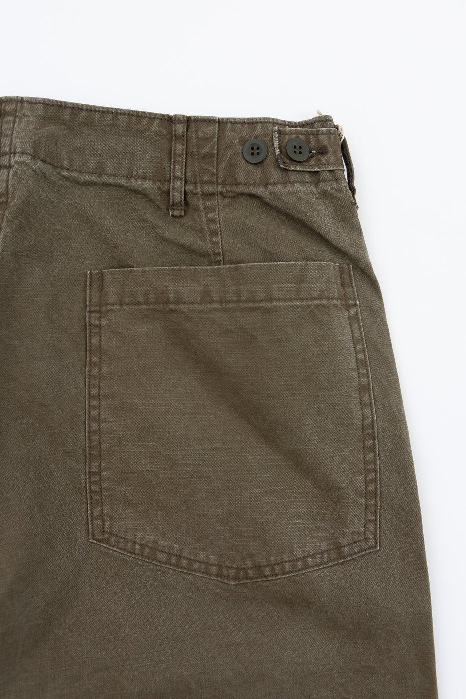 01-5103-M77- Lightweight Duck Canvas Summer Fatigue Pants - Olive - Image 6