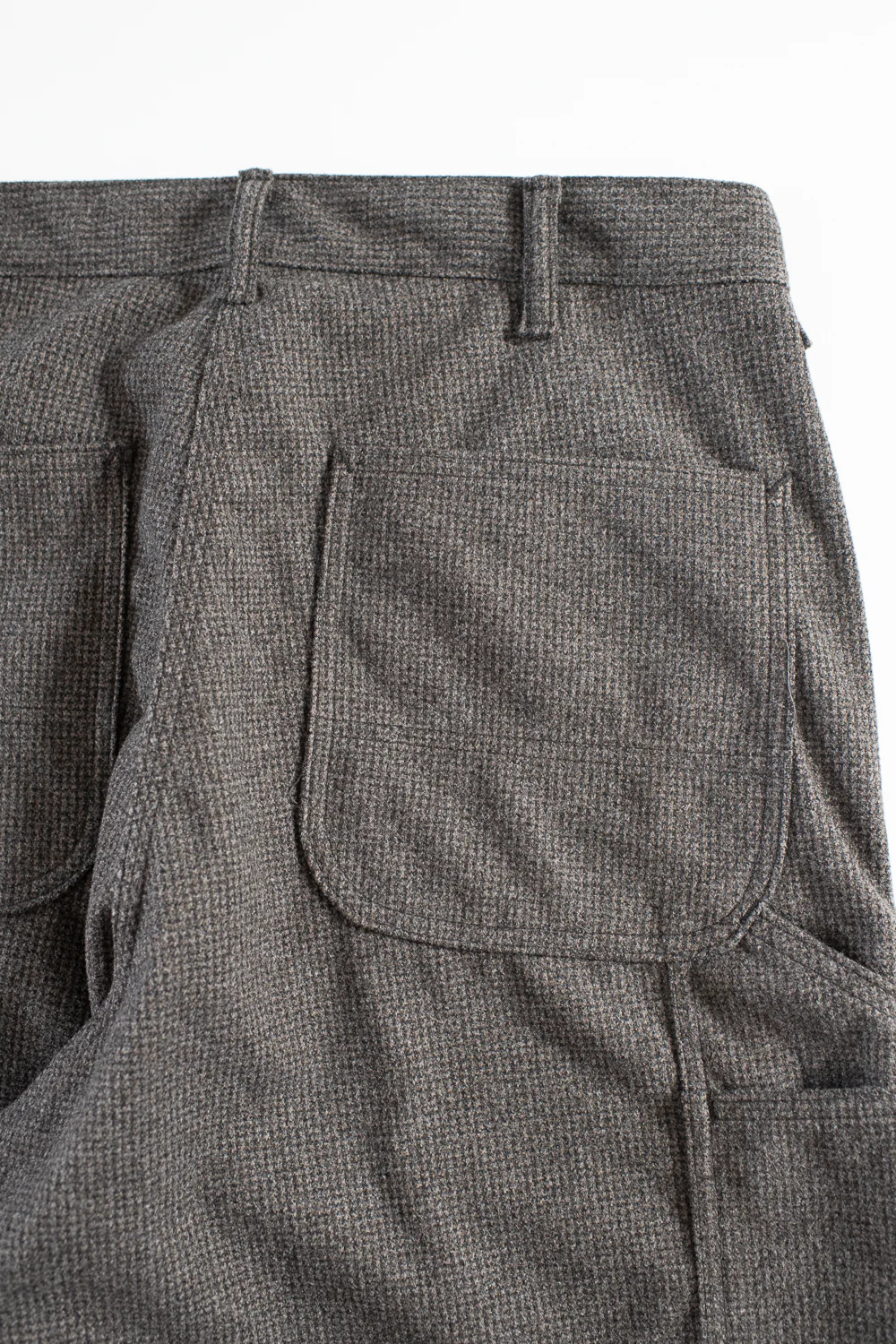 01-5328- 155 - Dad's Fit Painter's Pants Houndstooth - Brown - Image 2