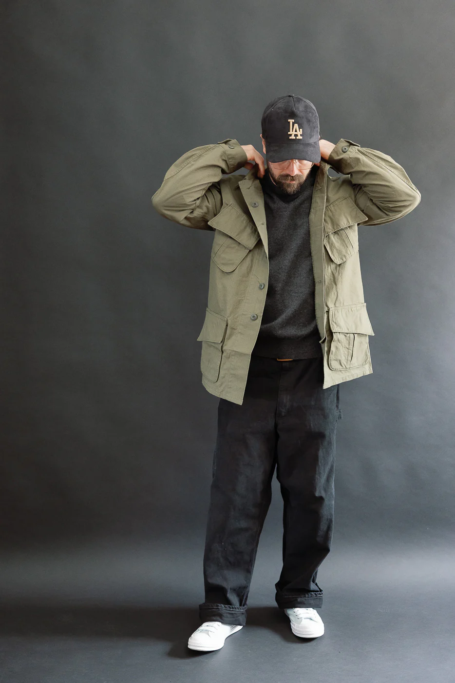 01-6010-76 - Tropical Jacket Ripstop - Army Green - Image 6