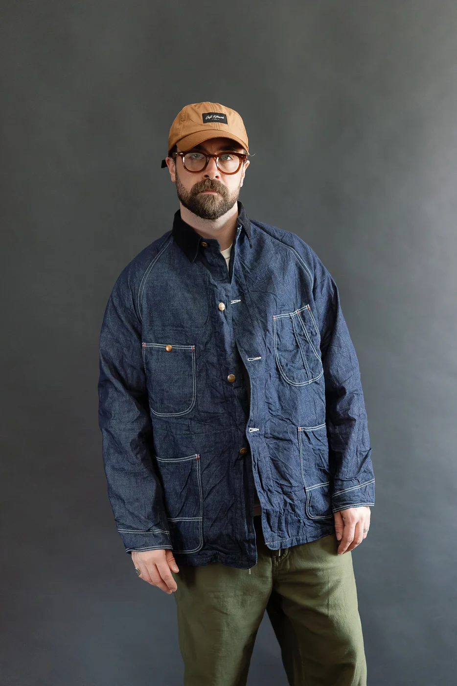 01-6144-81 - Wool Liner Relax Fit Denim Coverall - One Wash - Image 10