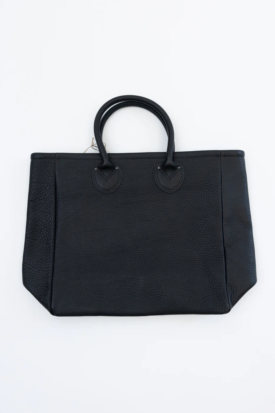 03-018-L61 - Tatsuno Leather Tote Bag - Black - Image 4