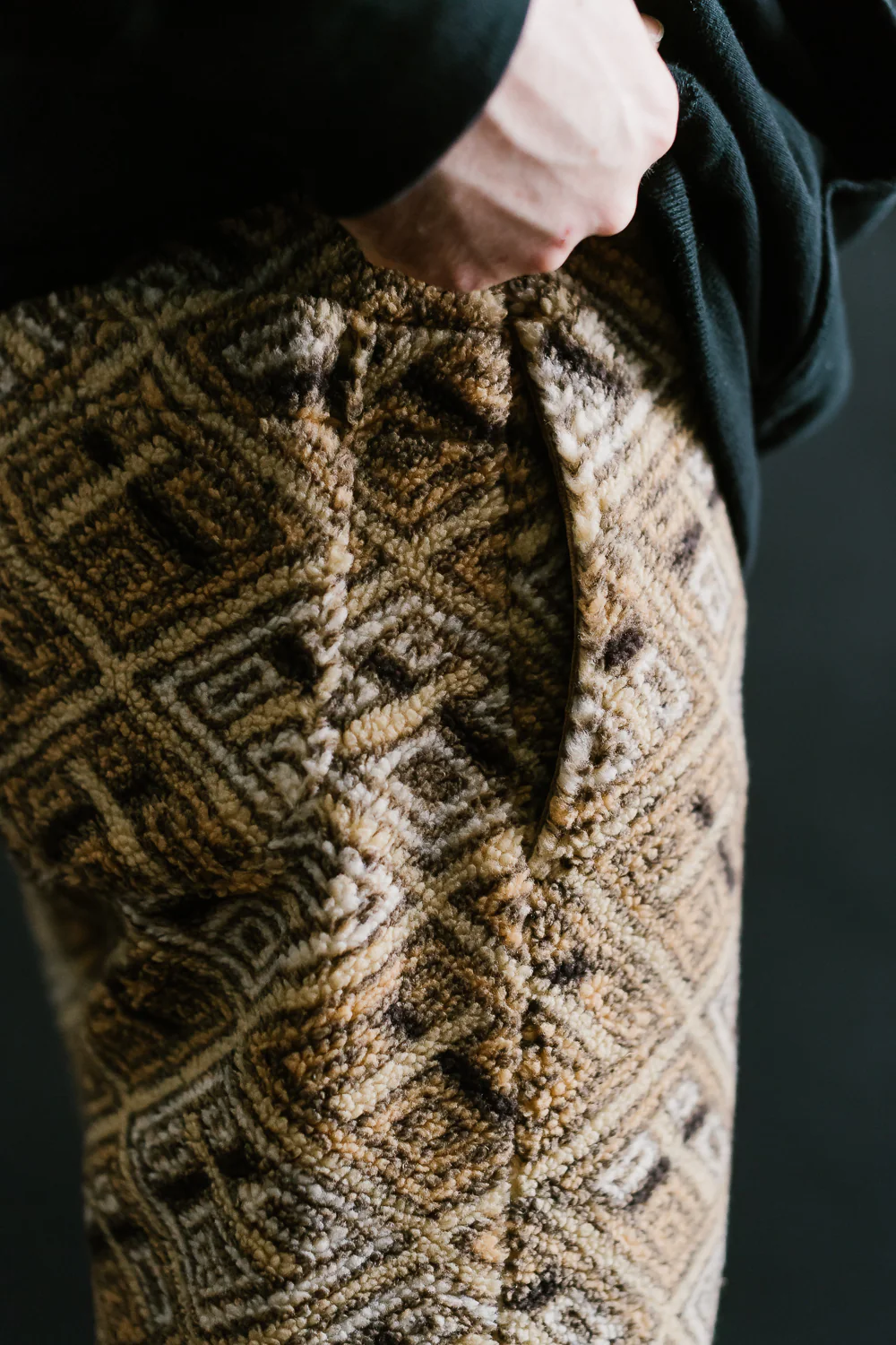 03-1006-AR - Boa Fleece Pants - African Pattern - Image 19