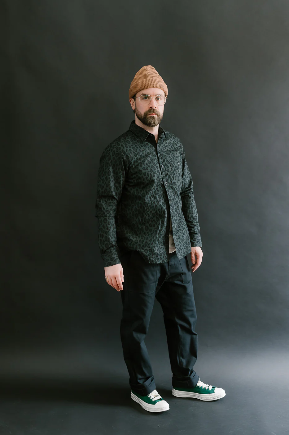 10oz - Herringbone Fatigue Pants - Black - Image 7