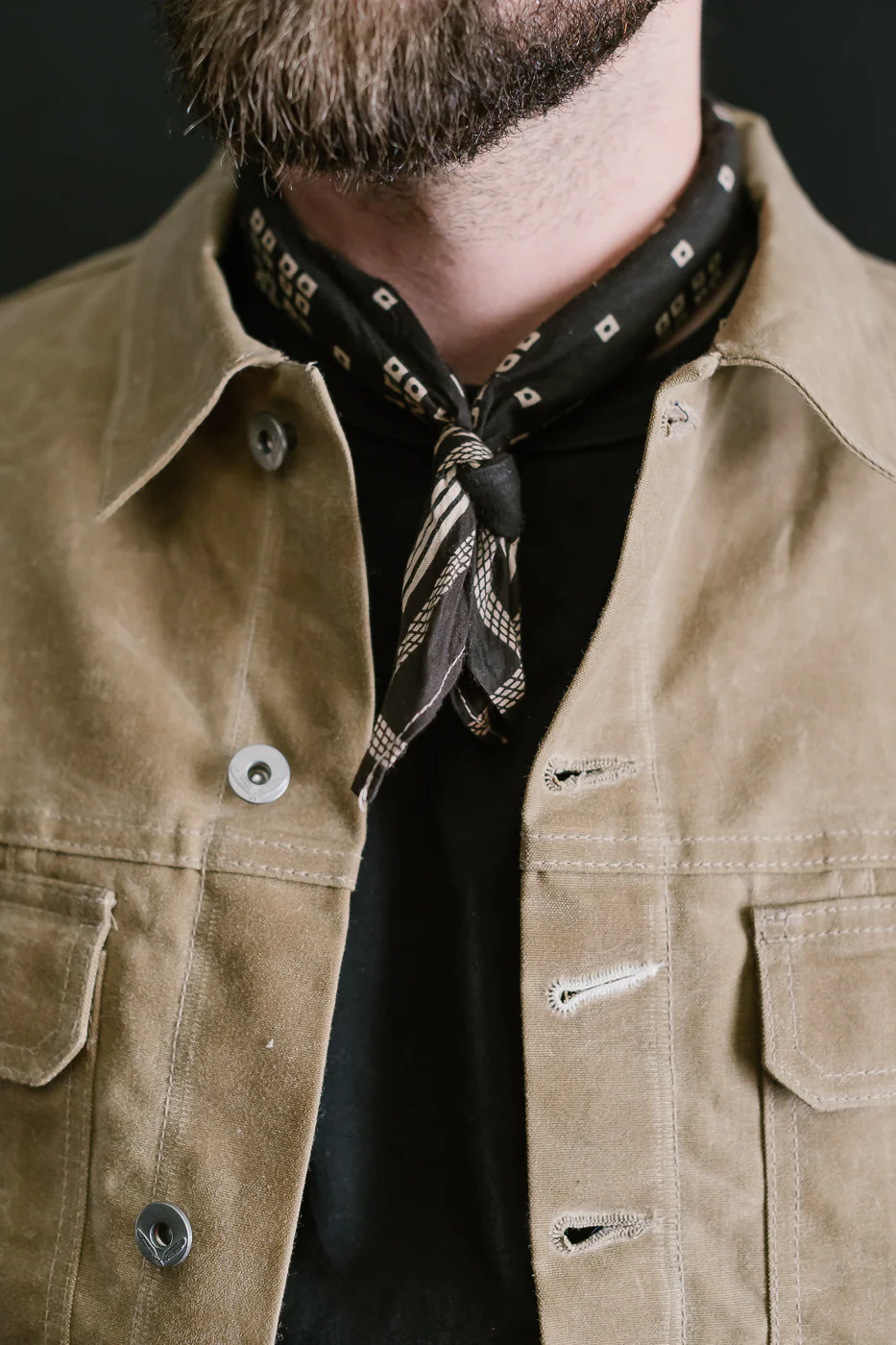 10oz Waxed Lined Cruiser Jacket - Tan - Image 17