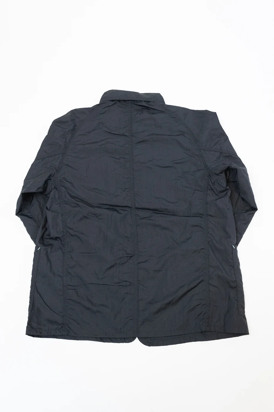 1102-CTB - Engineer's Jacket Crinkle Nylon Taffeta - Black - Image 5