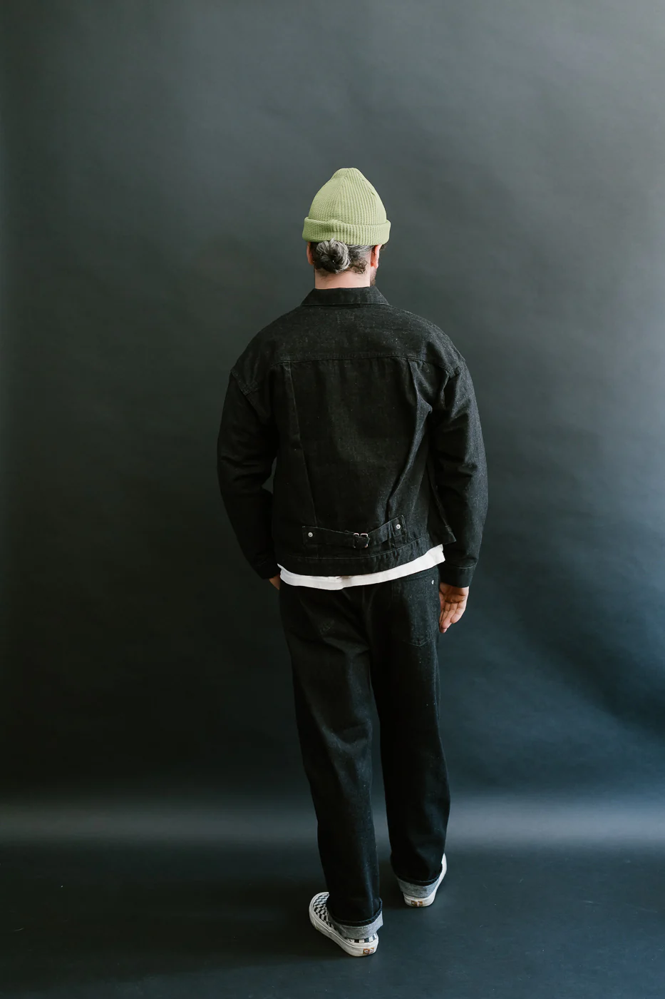 1108-12DB - Ranchero 12oz Selvedge Denim - Black - Image 10