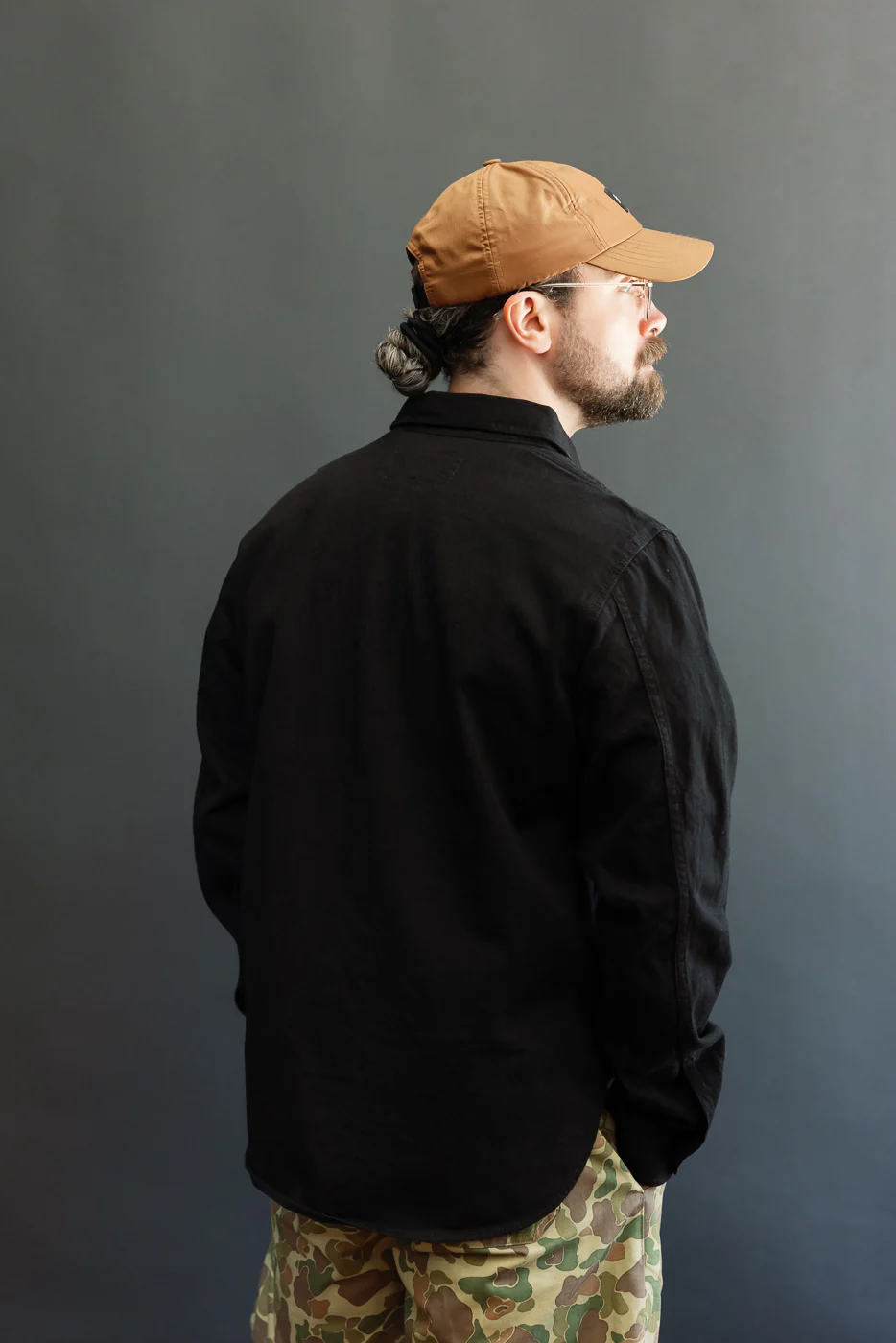 11oz Rinsed Field Shirt - Stealth Canvas Selvedge - Image 13