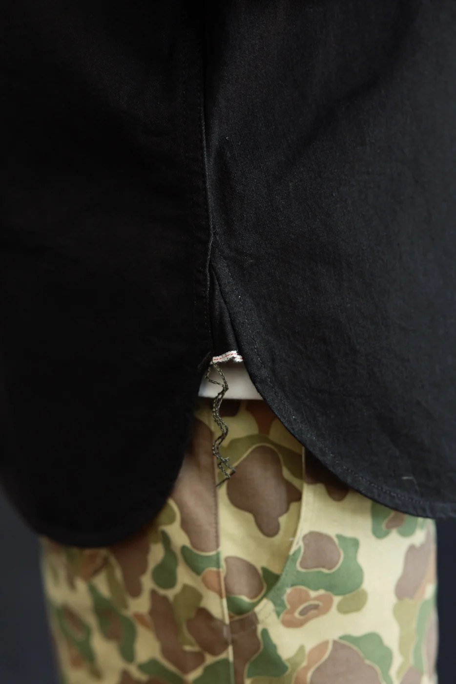 11oz Rinsed Field Shirt - Stealth Canvas Selvedge - Image 22