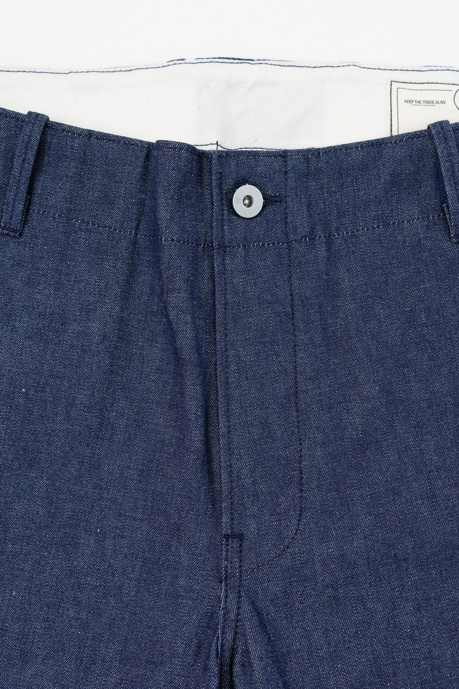 11oz Selvedge Infantry Shorts - Indigo - Image 3