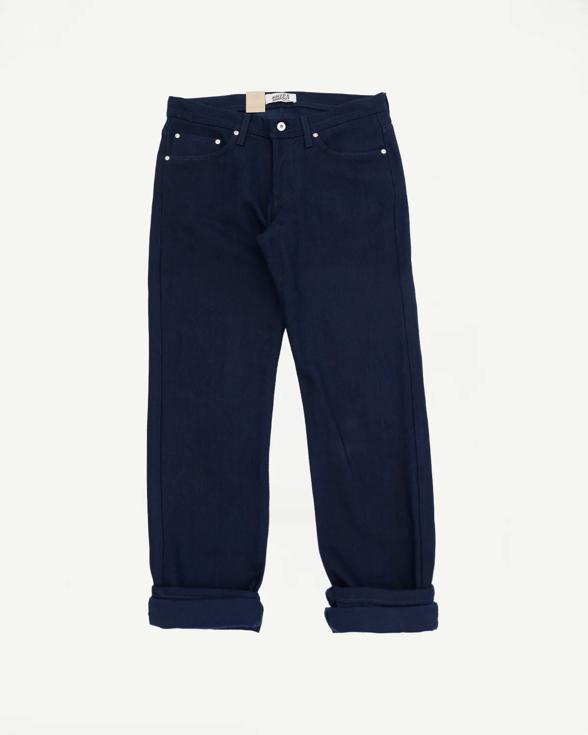 12.2oz - Maekake Dobby Indigo Jeans - Weird Guy