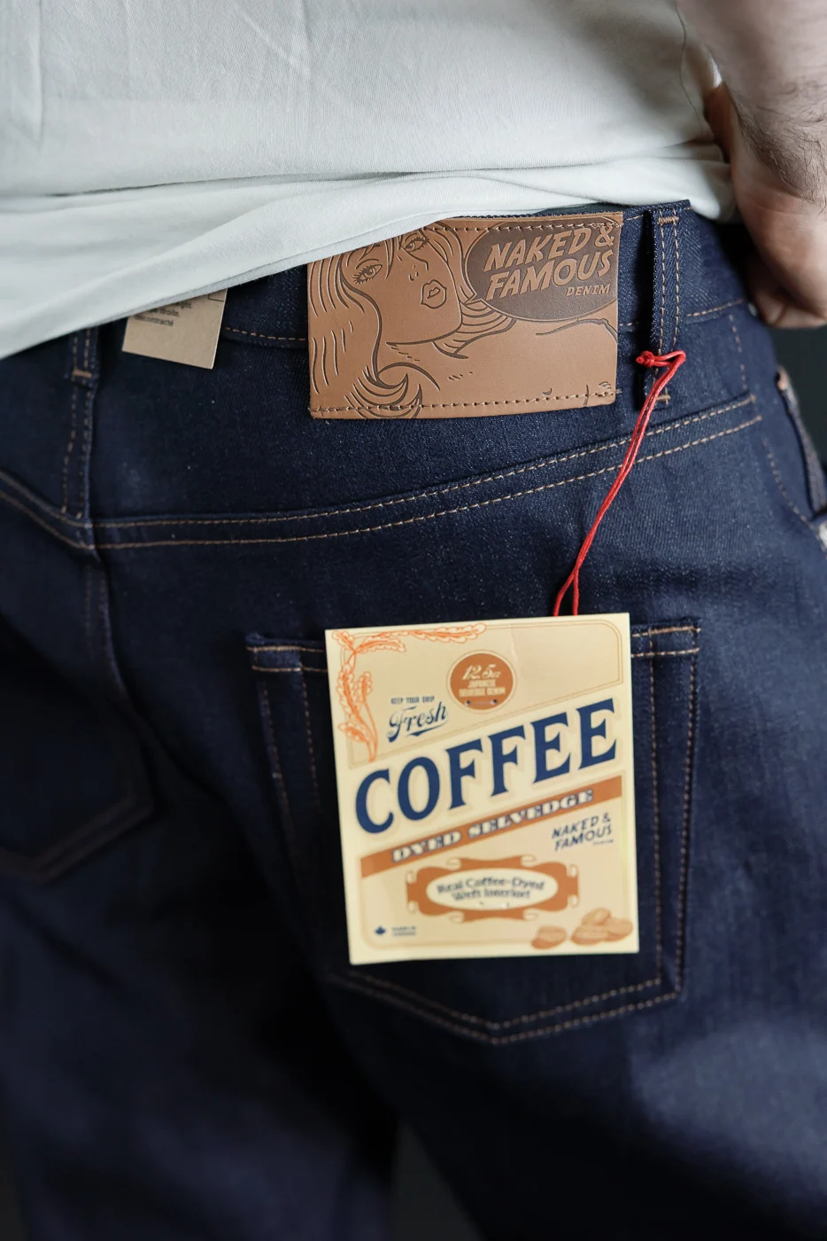 12.5oz - Coffee Dye Selvedge - Strong Guy - Image 18