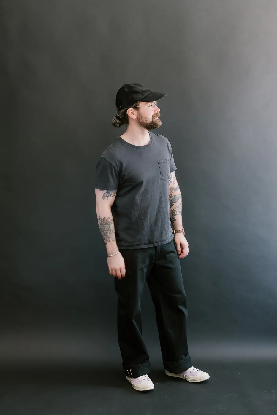 12.5oz - Forever Black Selvedge Denim - Strong Guy - Image 8