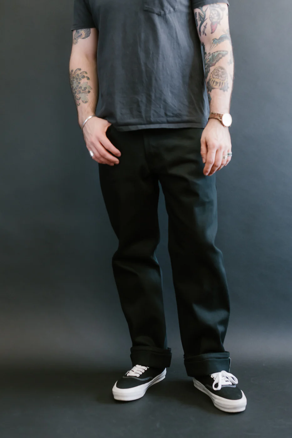12.5oz - Forever Black Selvedge Denim - True Guy - Image 11