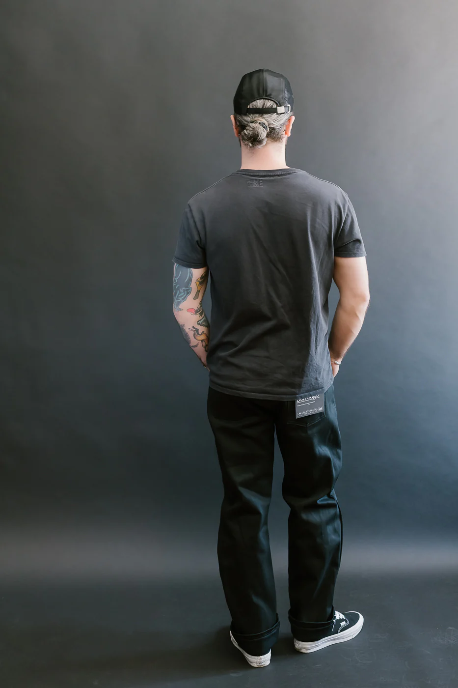 12.5oz - Forever Black Selvedge Denim - True Guy - Image 9