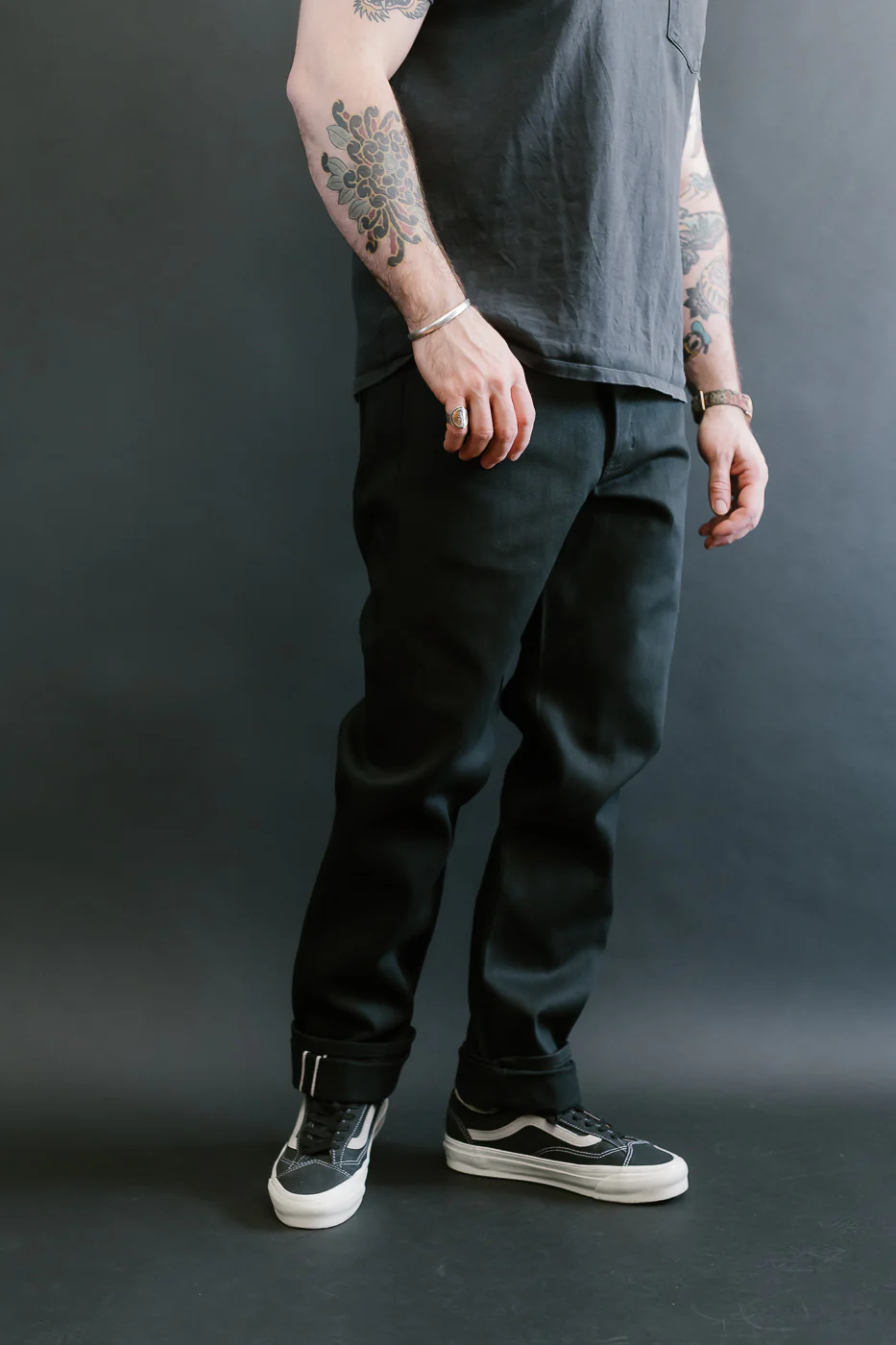 12.5oz - Forever Black Selvedge Denim - Weird Guy - Image 11