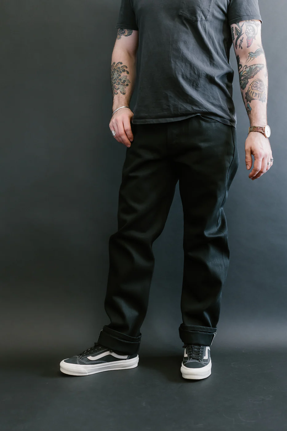 12.5oz - Forever Black Selvedge Denim - Weird Guy - Image 15