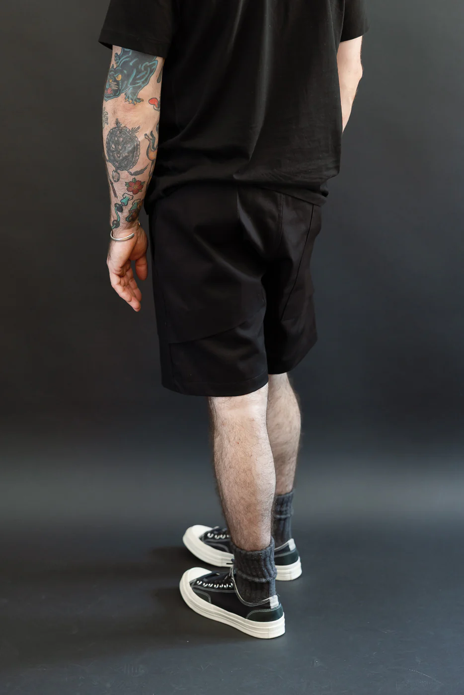 12oz Fatigue Shorts - Black Canvas - Image 11