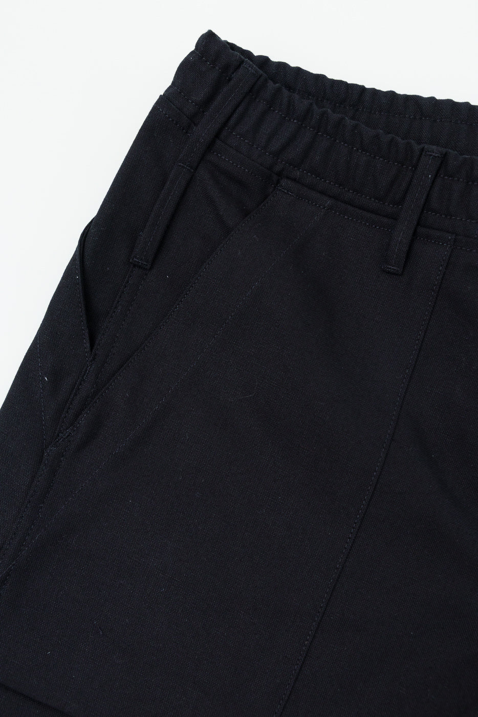 12oz Fatigue Shorts - Black Canvas - Image 4
