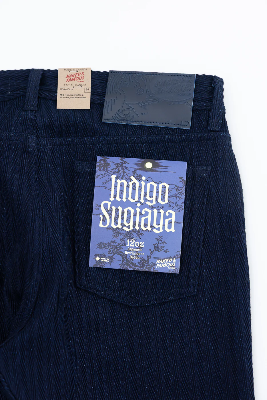 12oz - Indigo Sugiaya Jeans - Weird Guy - Image 2
