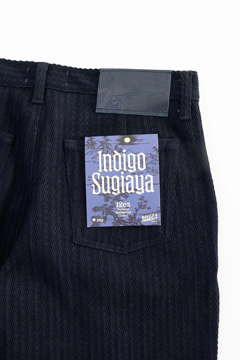 12oz - Indigo Sugiaya - Pleated Trouser - Image 2