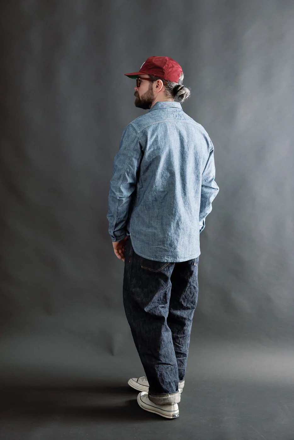 12oz Work Shirt - Rinsed Indigo Canvas - Image 8