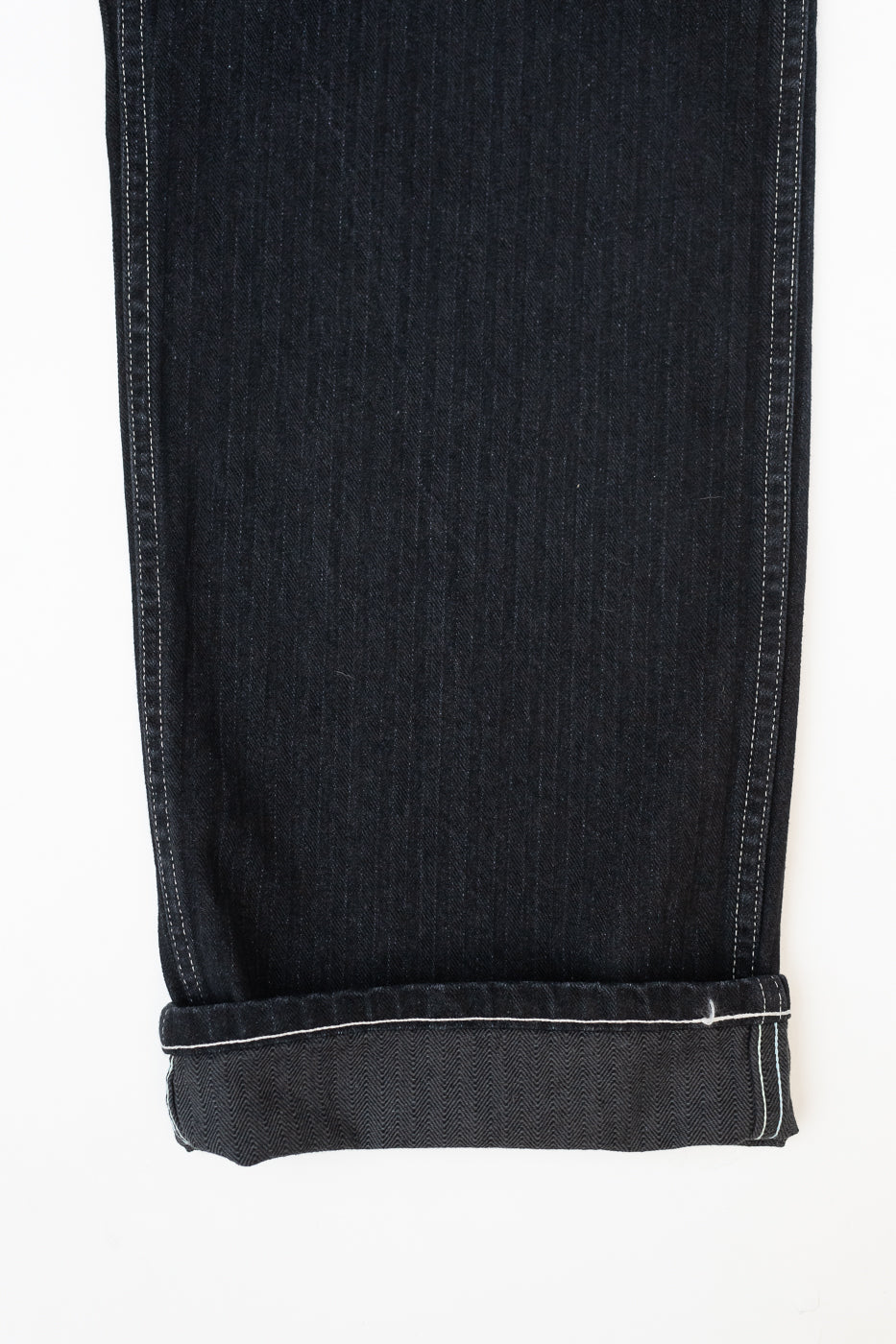 1301-HBB - Army Pants Herringbone Denim - Black - Image 6