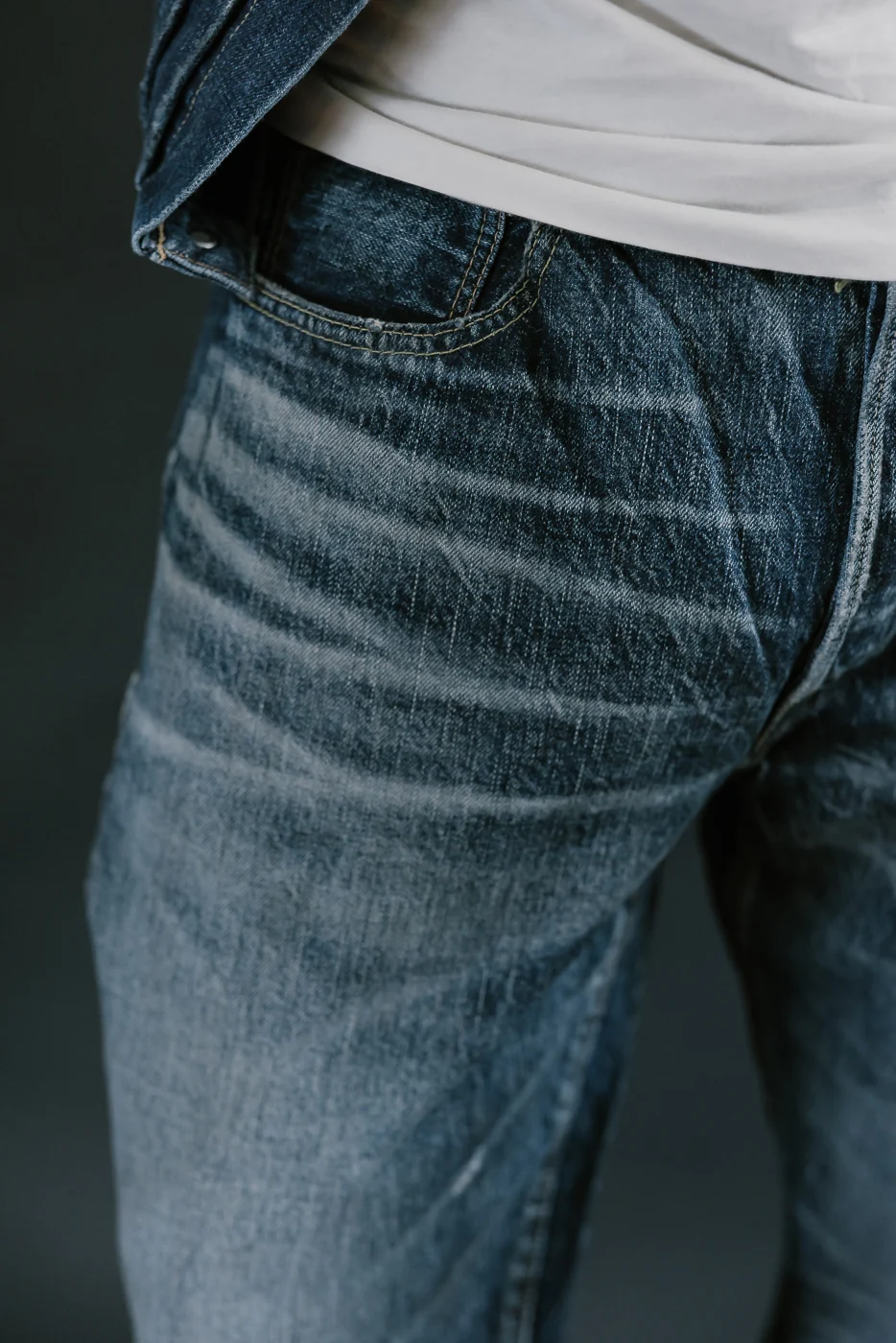 1353-S0105 - 13.7oz "More Than Just Fear" Selvedge Jeans - Wide Straight - Image 15