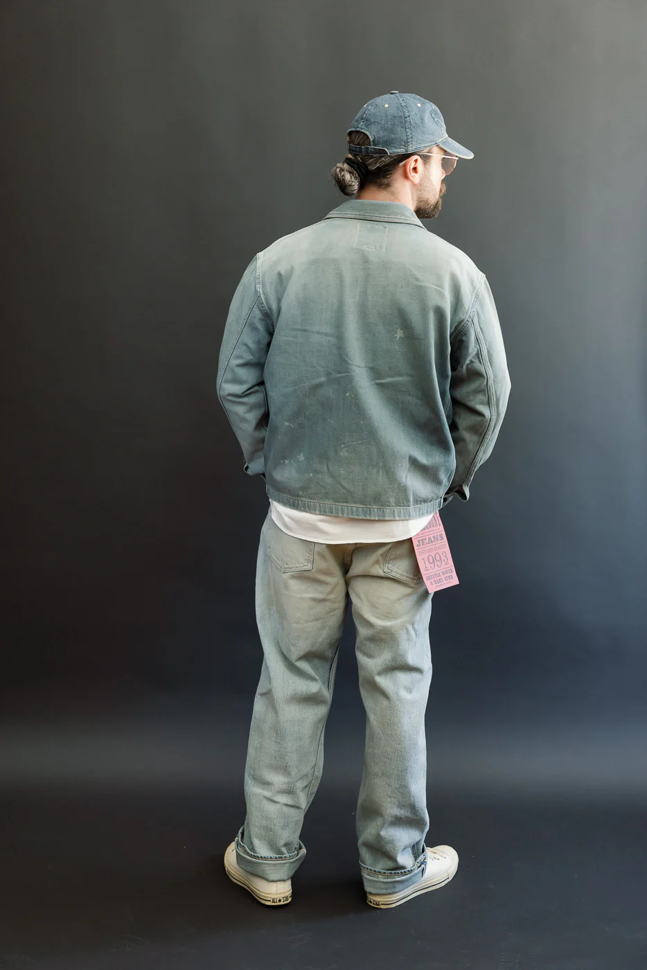 1354-0105 - 13.7oz "Santa Monica" Wide Straight Denim - Processed Series - Image 8