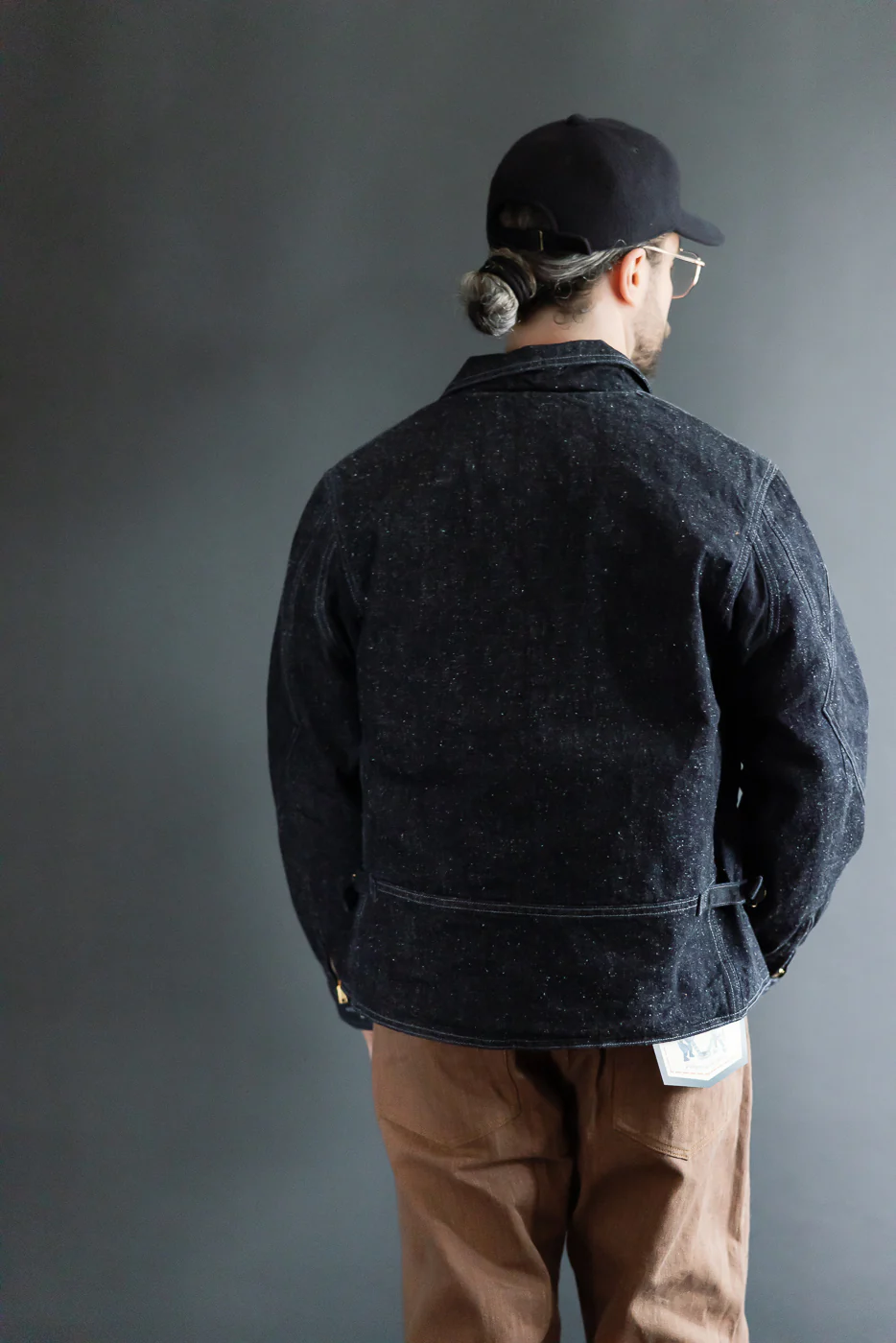 13oz G-8 Nep Denim Flight Jacket - Indigo - Image 12