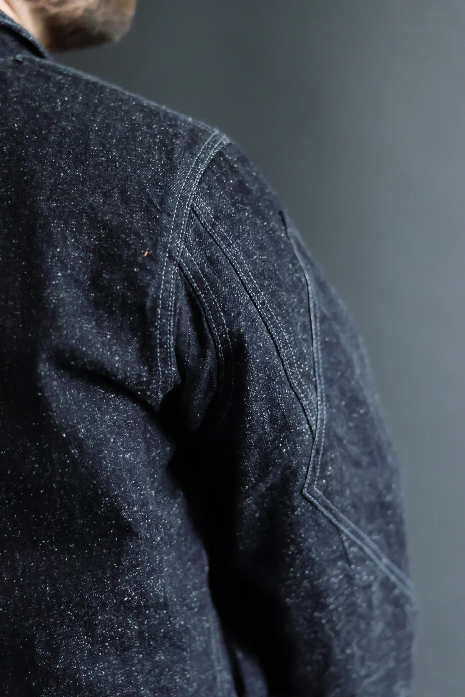 13oz G-8 Nep Denim Flight Jacket - Indigo - Image 22