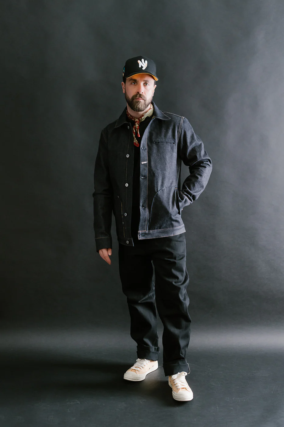 15oz Lined Selvedge Denim Supply Jacket - Indigo - Image 10