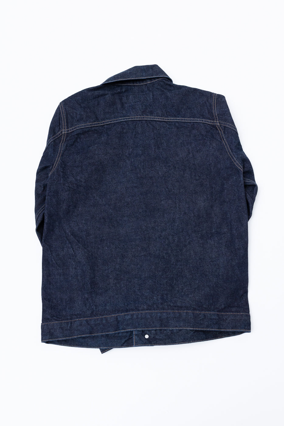 15oz - Rinsed Indigo Selvedge Denim - Cruiser Jacket - Image 5