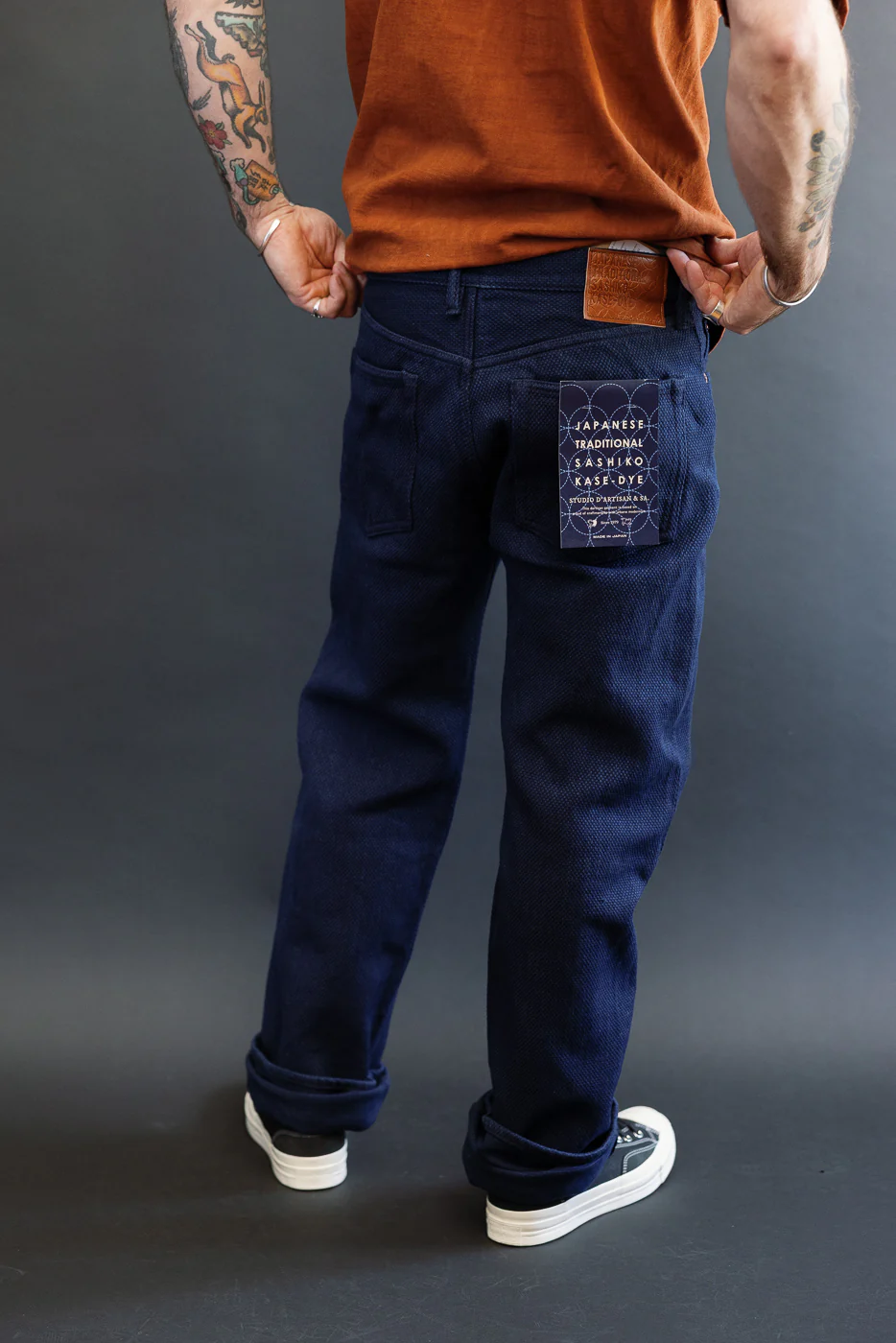 1907S - 14oz "Kasezome" Indigo Sashiko Selvedge - Regular Straight - Image 12