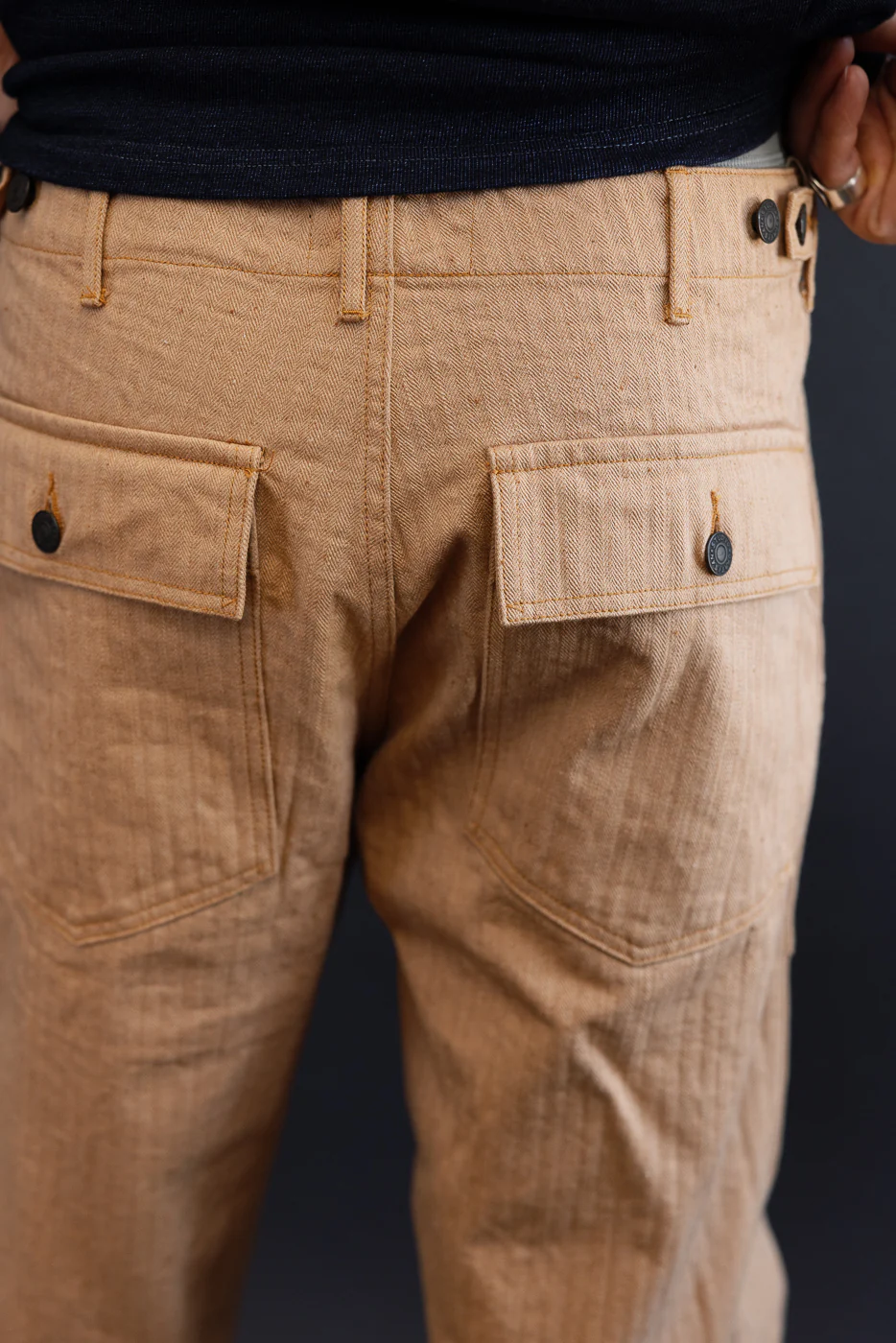 1917 - 12oz FOX Cotton Baker Pants - Brown - Image 21