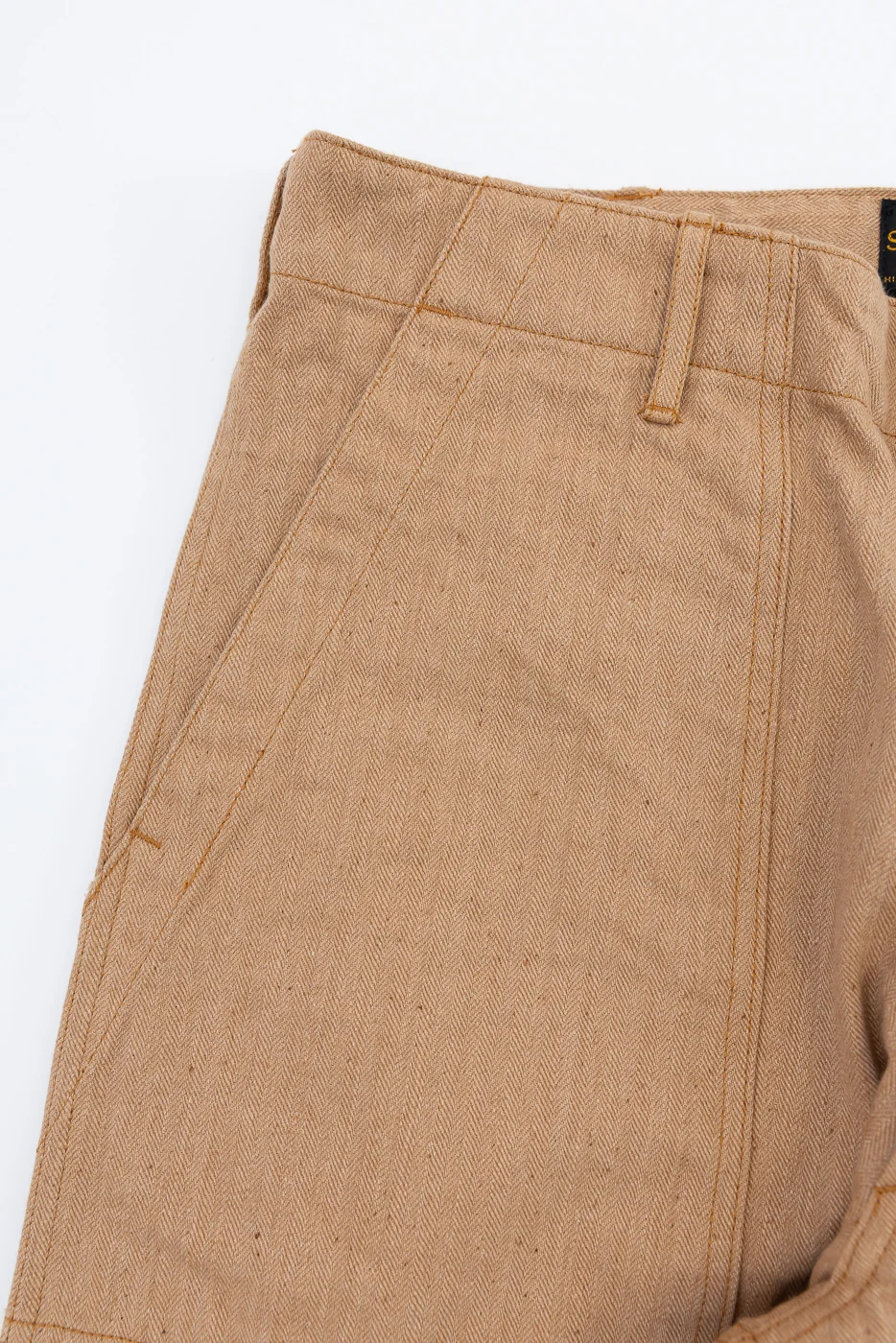 1917 - 12oz FOX Cotton Baker Pants - Brown - Image 3