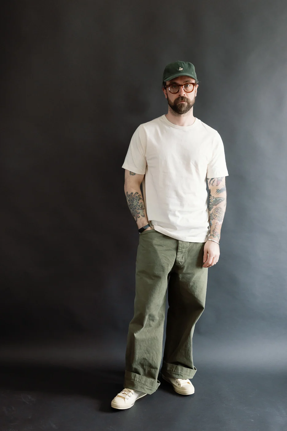 1950s.02 - 4.6oz Loopwheeled T-Shirt Classic Fit - Nature - Image 5