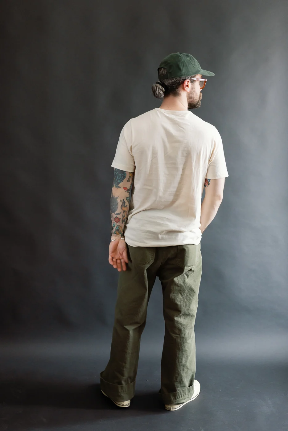 1950s.02 - 4.6oz Loopwheeled T-Shirt Classic Fit - Nature - Image 7