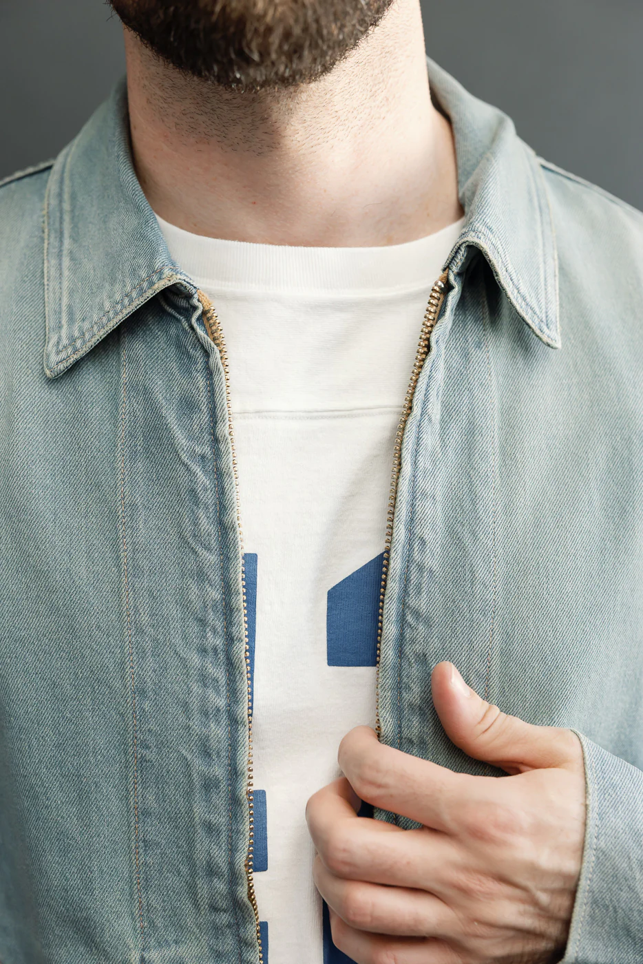 2054-2 - Denim Sport Jacket - Hand-Washed - Image 22
