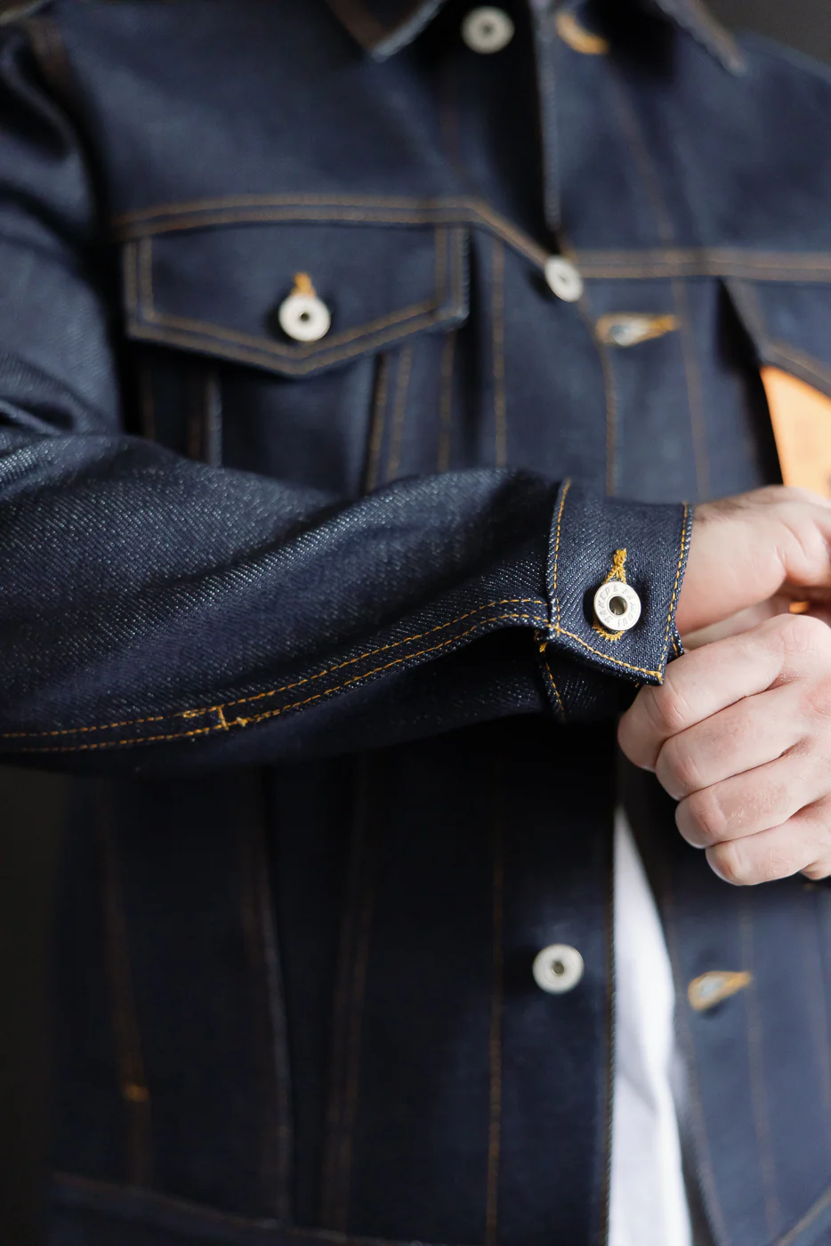 20oz - Dirty Elephant 14 Selvedge - Denim Jacket - Image 18