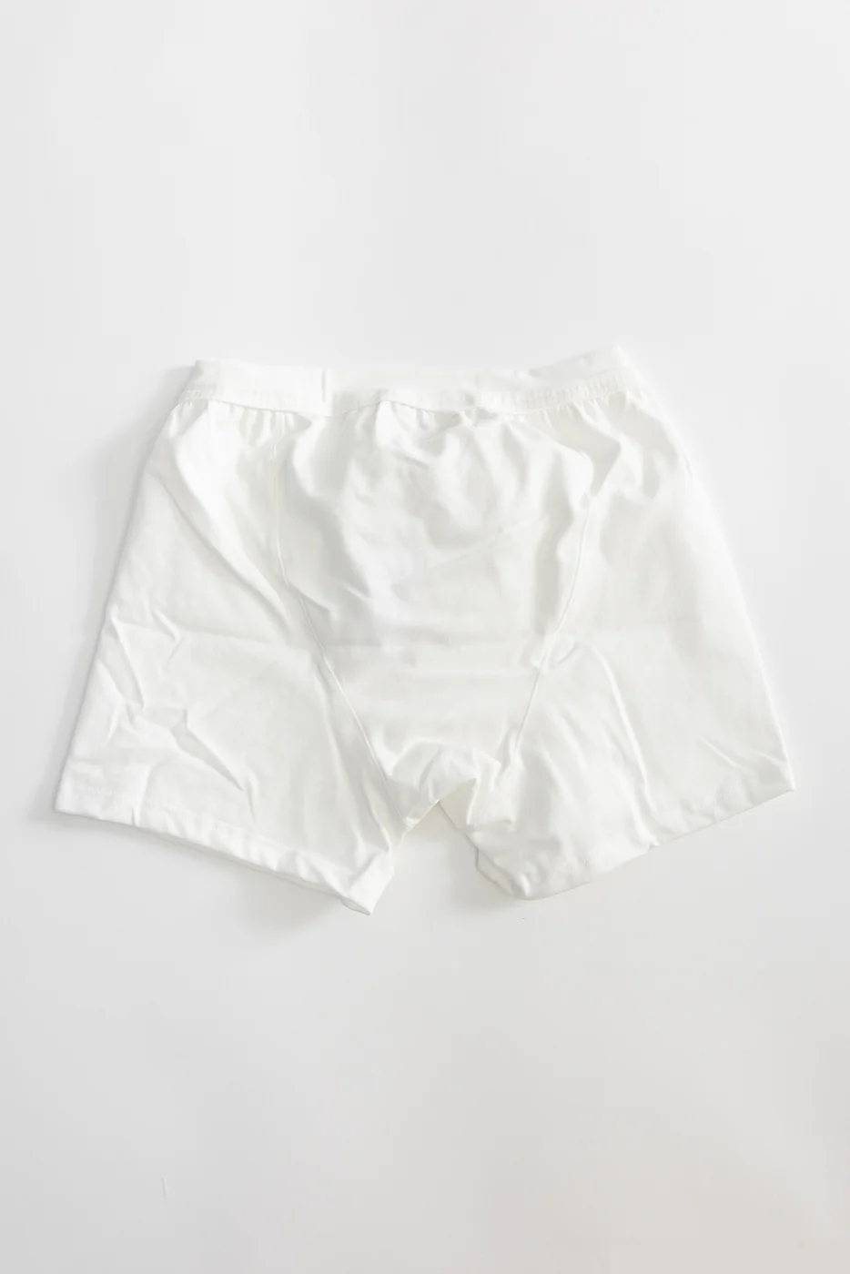 255.01 - Loopwheeled Boxer Button Fly - White - Image 3