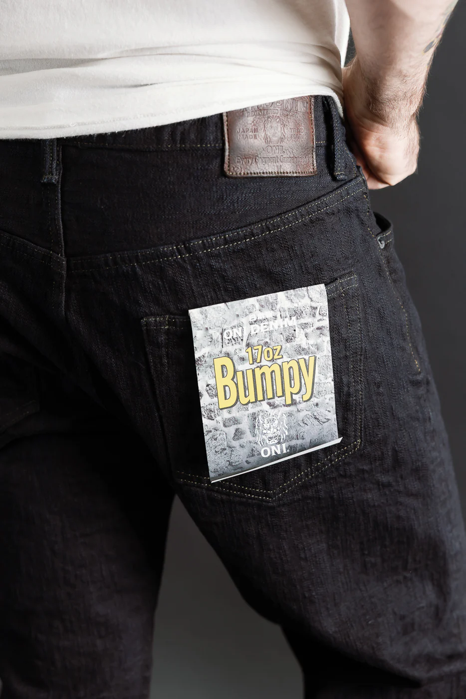277BUM-KR - 17oz Bumpy Denim Kuro - Just Right Straight - Image 18
