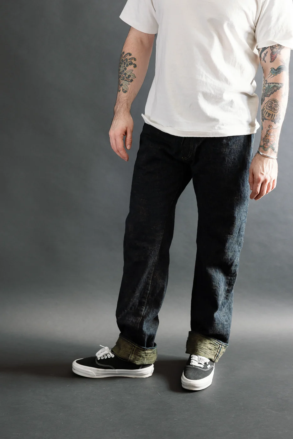 277BUM-KS - 17oz Bumpy Denim Kusaki - Just Right Straight - Image 14