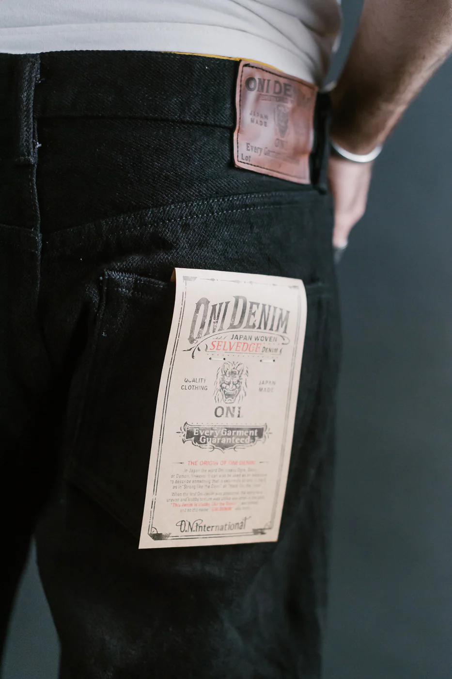 288ZR-BKBK - 20oz "Secret Black" Selvedge Denim - Classic Straight - Image 20