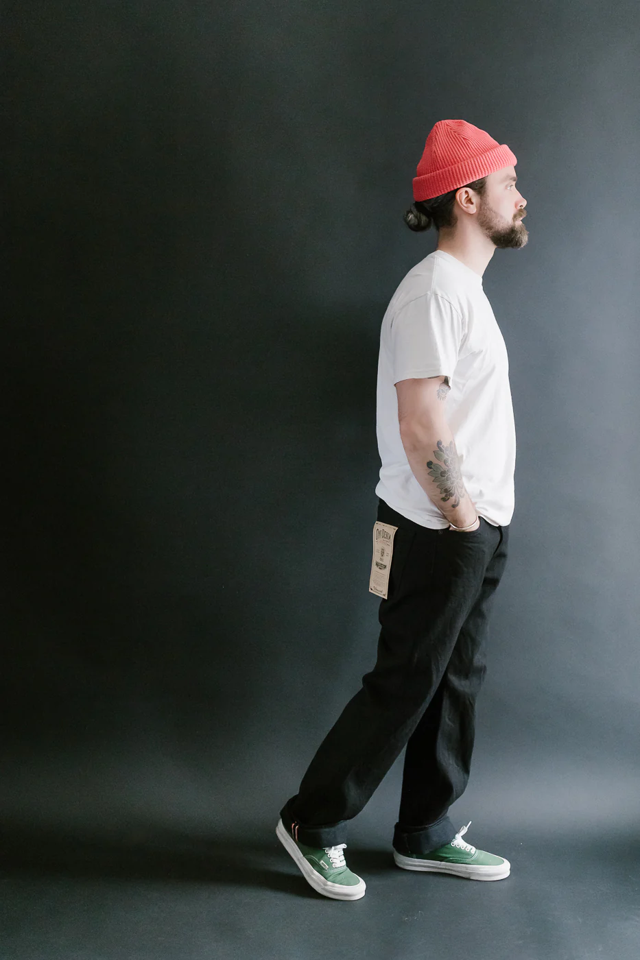 288ZR-BKBK - 20oz "Secret Black" Selvedge Denim - Classic Straight - Image 9