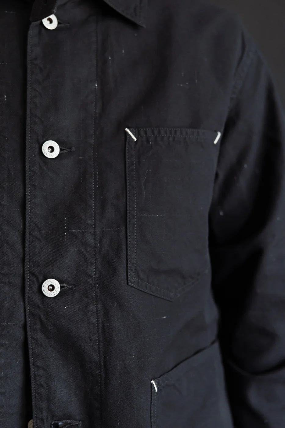 3133-NT - Post 46 Coverall Nep Twill - Black - Image 19