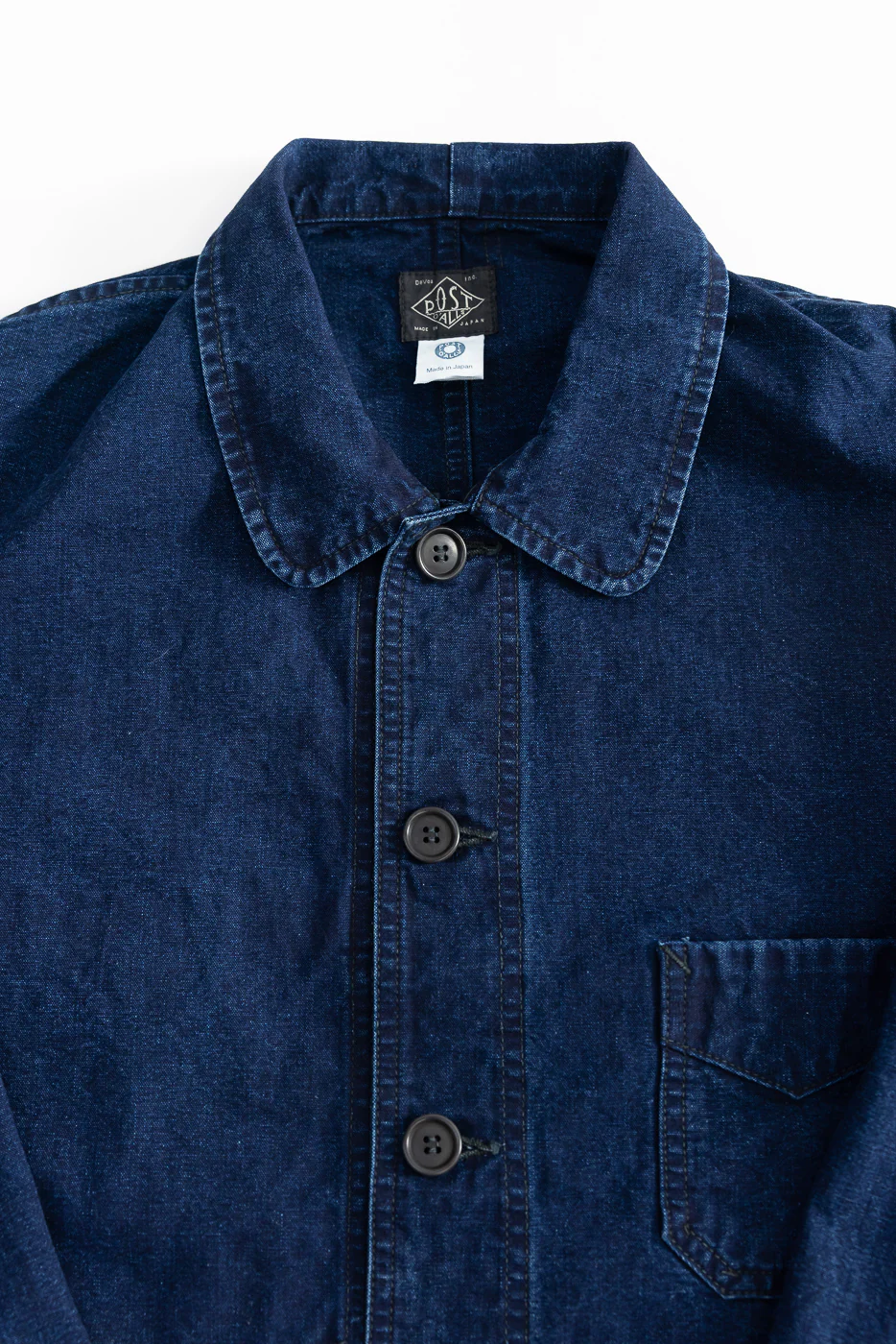 3135-VIC - Post Chinois Travail 2 Vintage Canvas - Deep Washed Indigo - Image 2